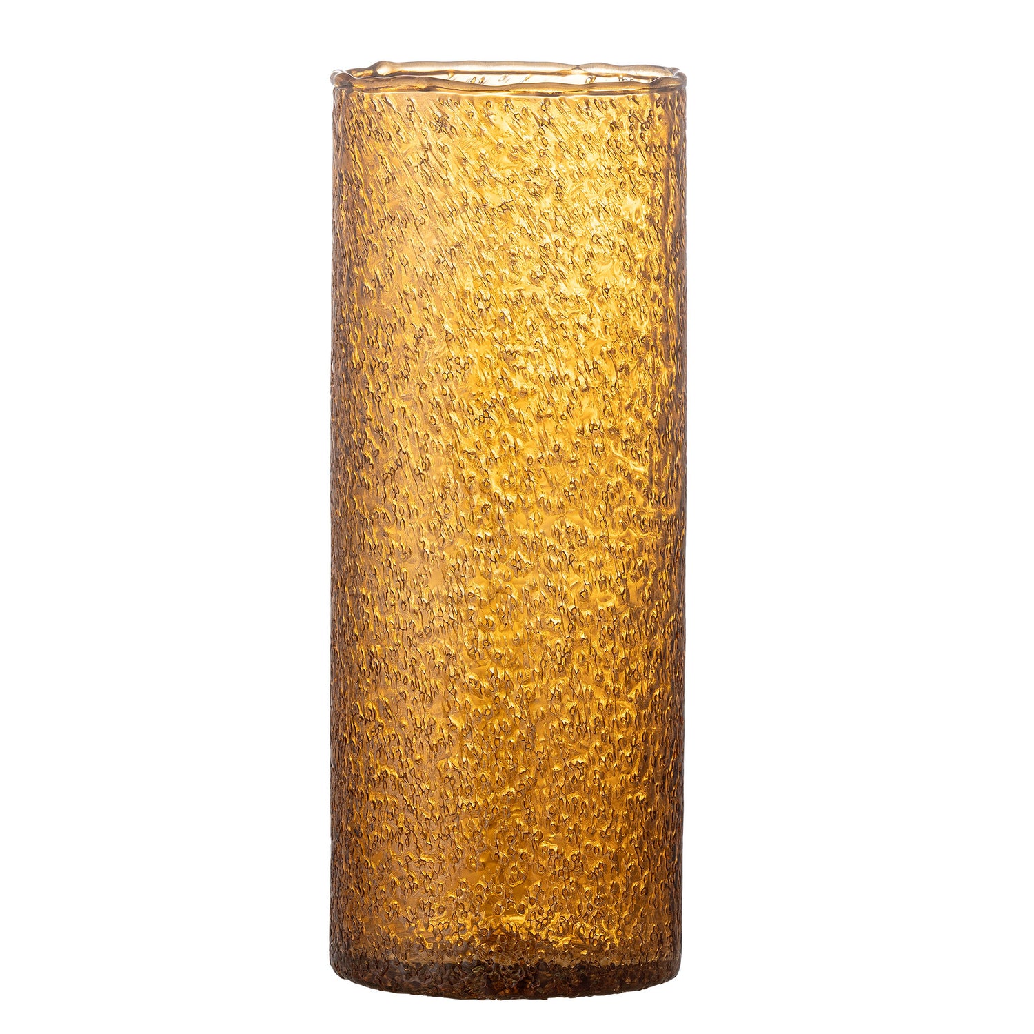 Bloomingville Zenta Vase, brunt, resirkulert glass