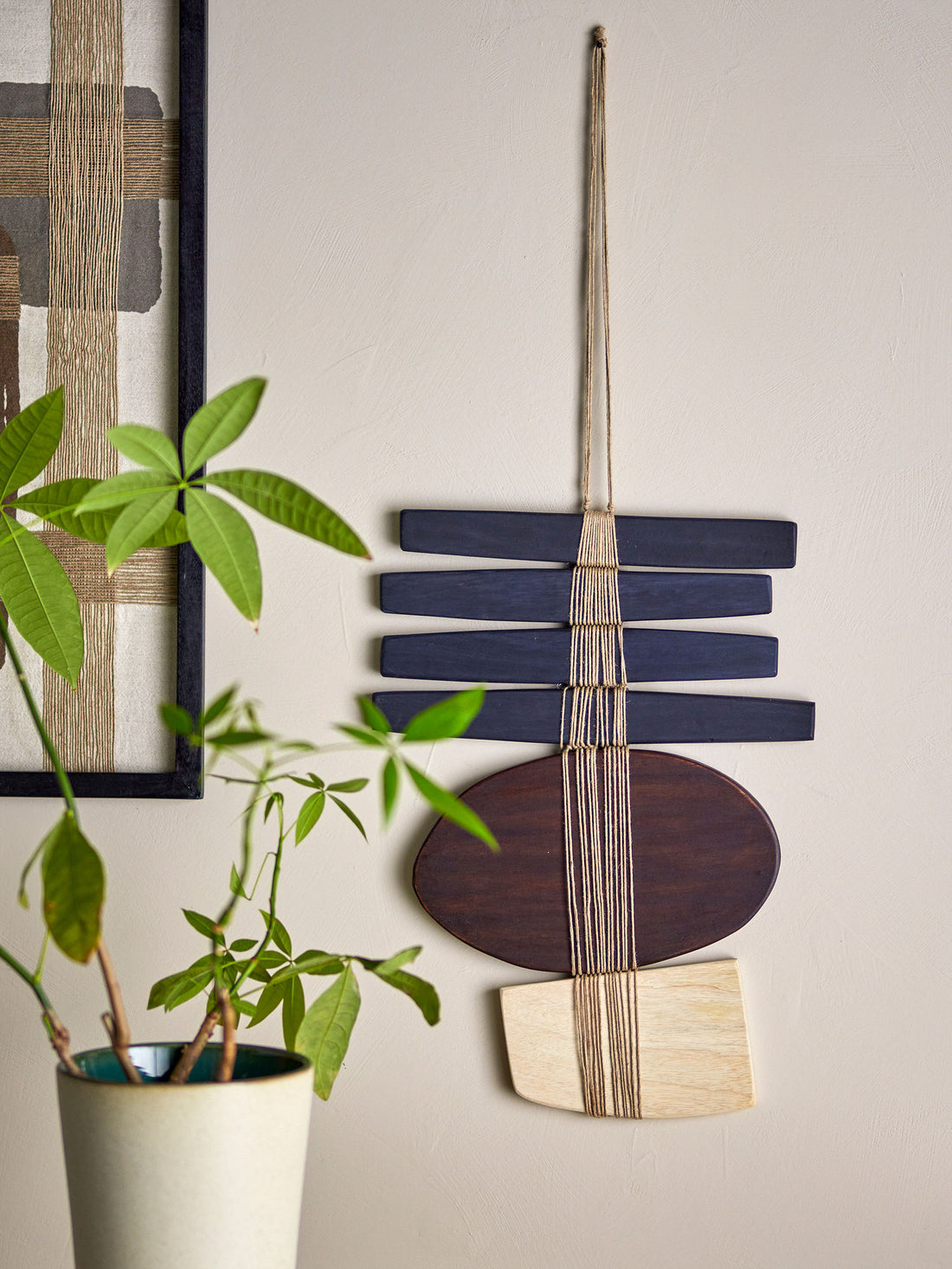 Bloomingville Yoki veggdekorasjon, brun, eik