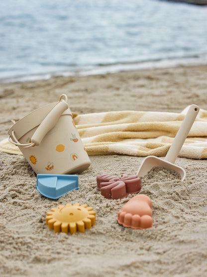 Bloomingville Mini Agnes Strand og Sandkass Toy, Nature, Silicone
