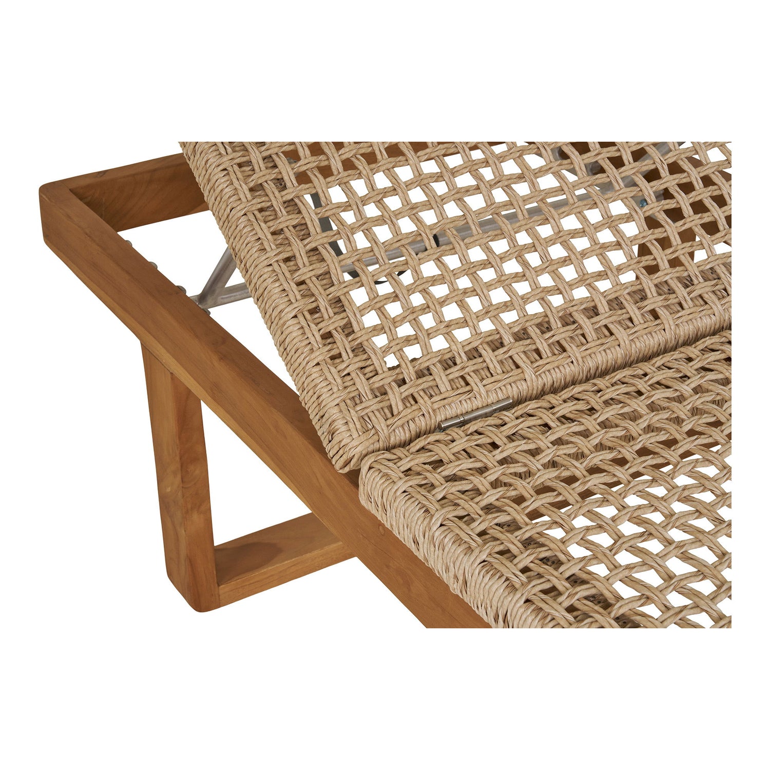 Solseng, teak/polyrattan, natur