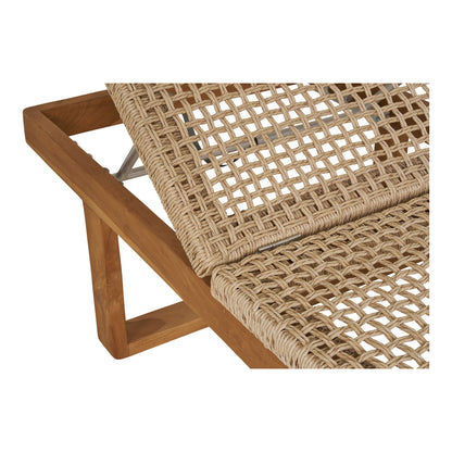 Solseng, teak/polyrattan, natur