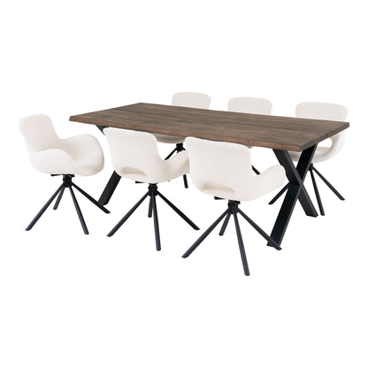 Spisebord og 6 spisebordstoler