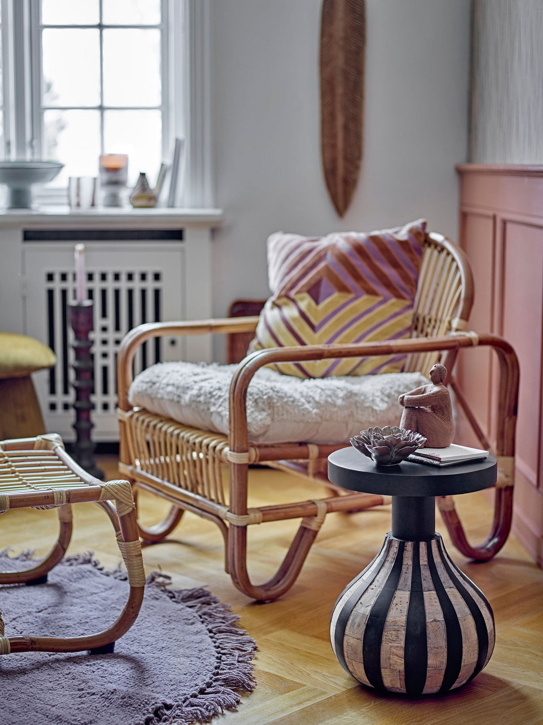 Bloomingville Aloise Side Table, Black, FSC 100%® Mango