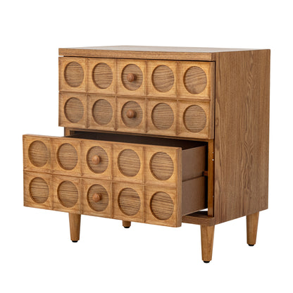 Bloomingville Vester Chest of Drawers, Brown, MDF