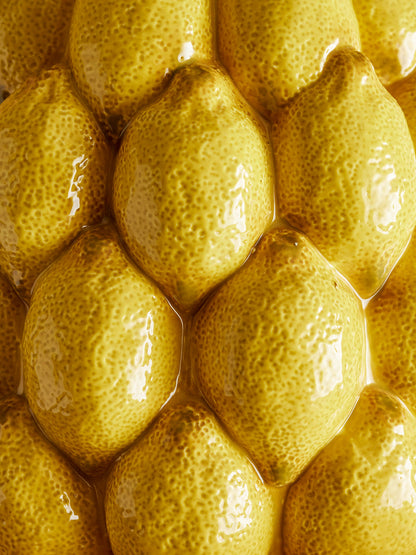 Kreativ samling limonvase, gul, steingods