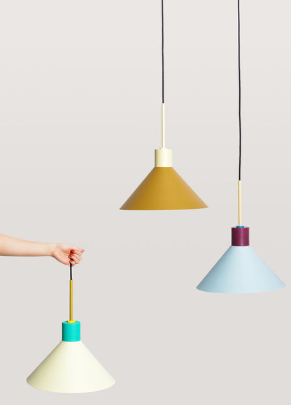 Hübsch Crayon Pendant Blå