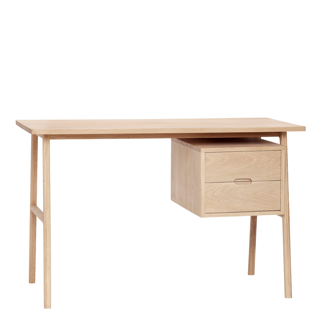 Hübsch - Desk m/skuffer, eik, FSC, Natur - 120x57xh75cm