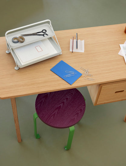 Hübsch - Desk m/skuffer, eik, FSC, Natur - 120x57xh75cm