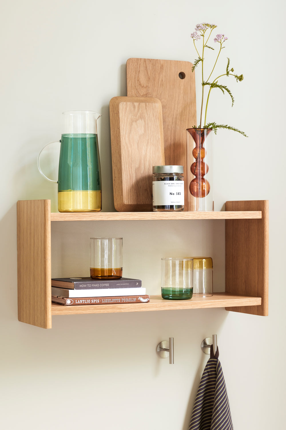 Luftige skjærebrett Natural (sett med 2) - 15x30xh2, 20x40xh2cm