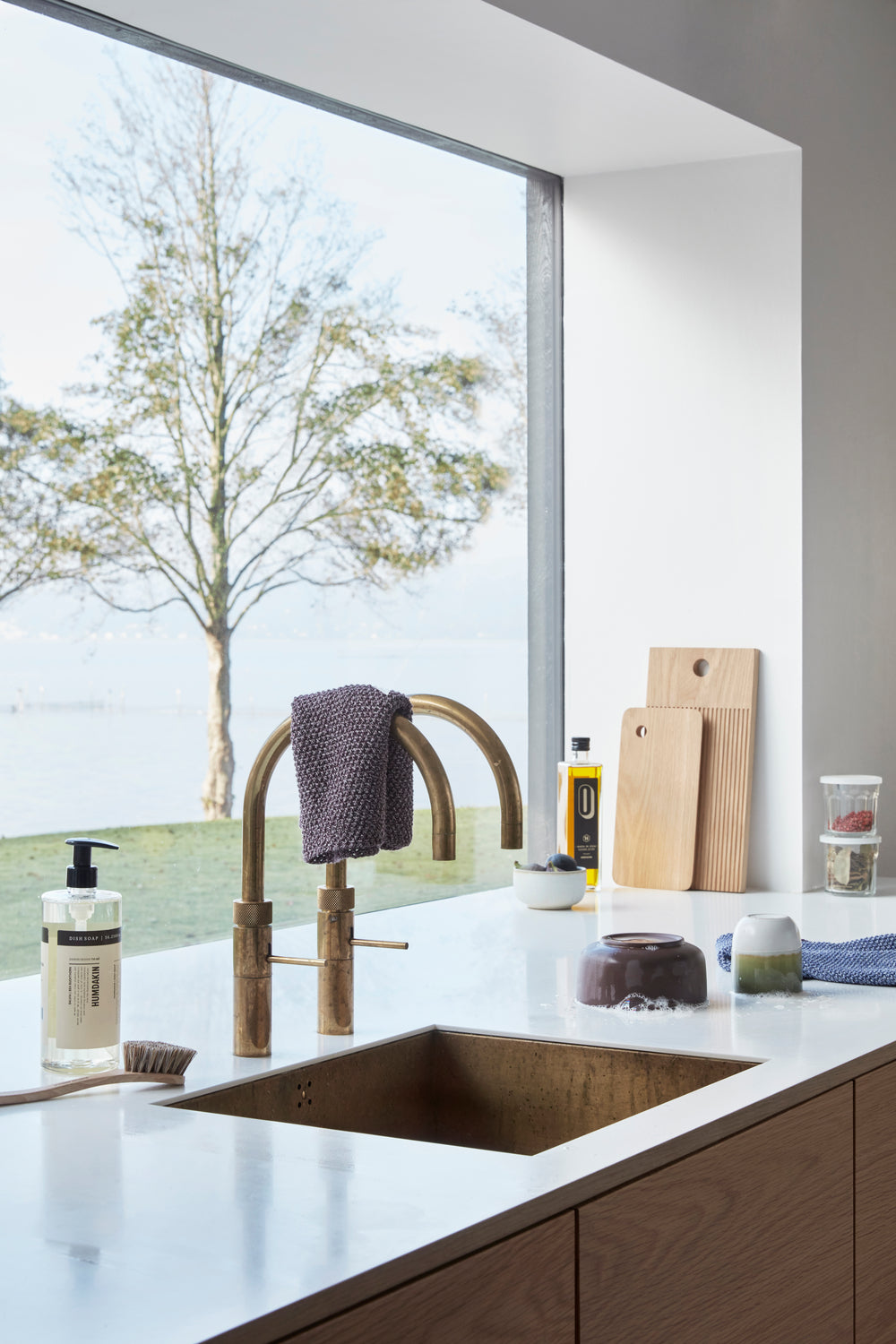 Luftige skjærebrett Natural (sett med 2) - 15x30xh2, 20x40xh2cm