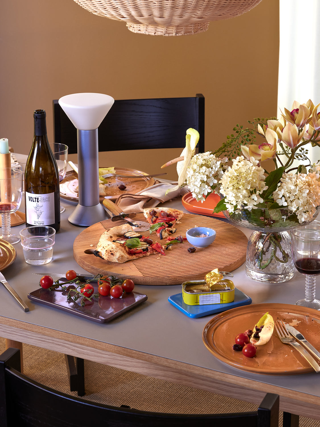 Monarch skjærebrett rund natur (sett med 2) - ø33xh2, ø40xh2cm