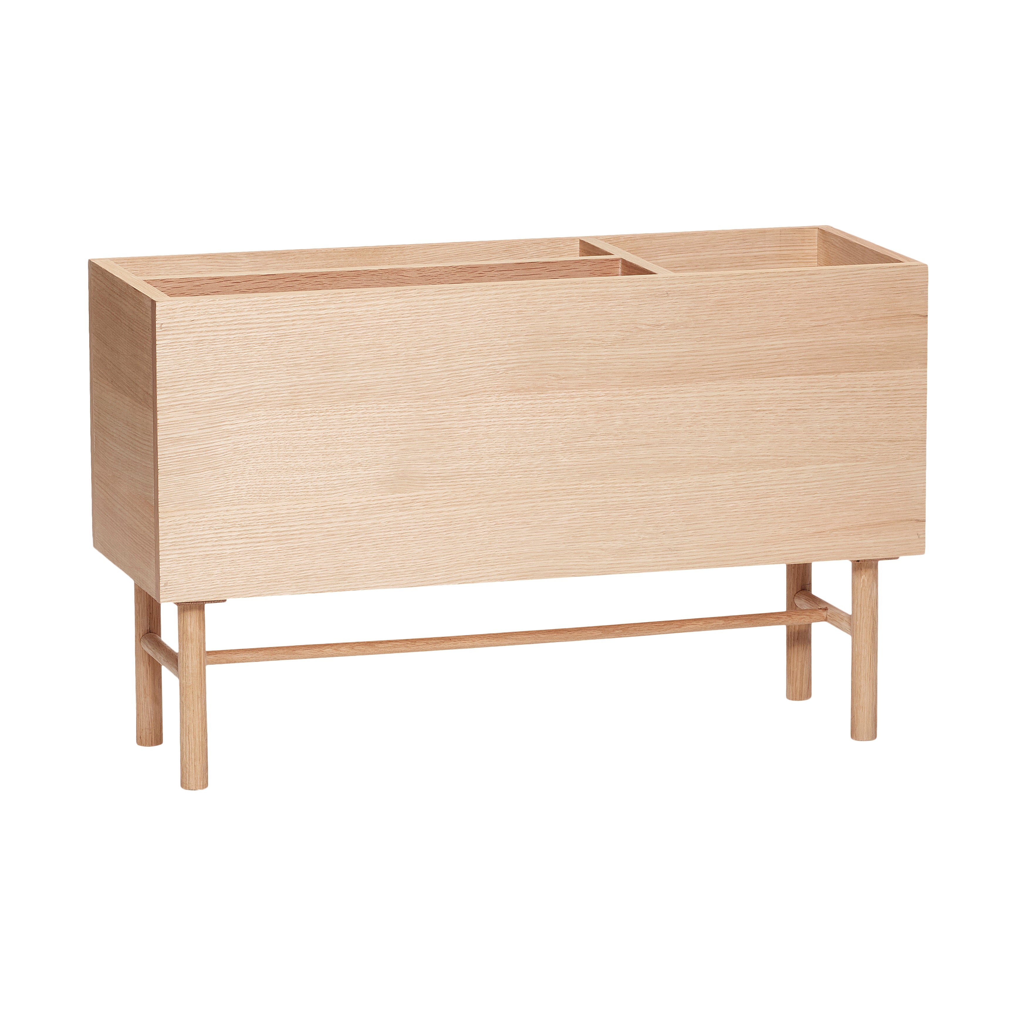 Hübsch - Plant Box, Oak, FSC, Nature - 80x30xh50cm