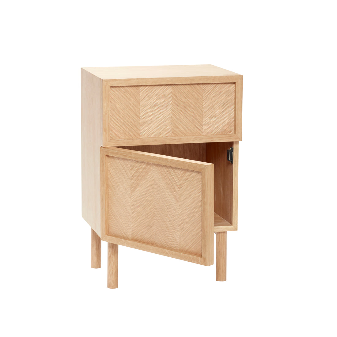 Hübsch - Dresser m/skuff, eik, FSC, natur - 40x30xh60cm