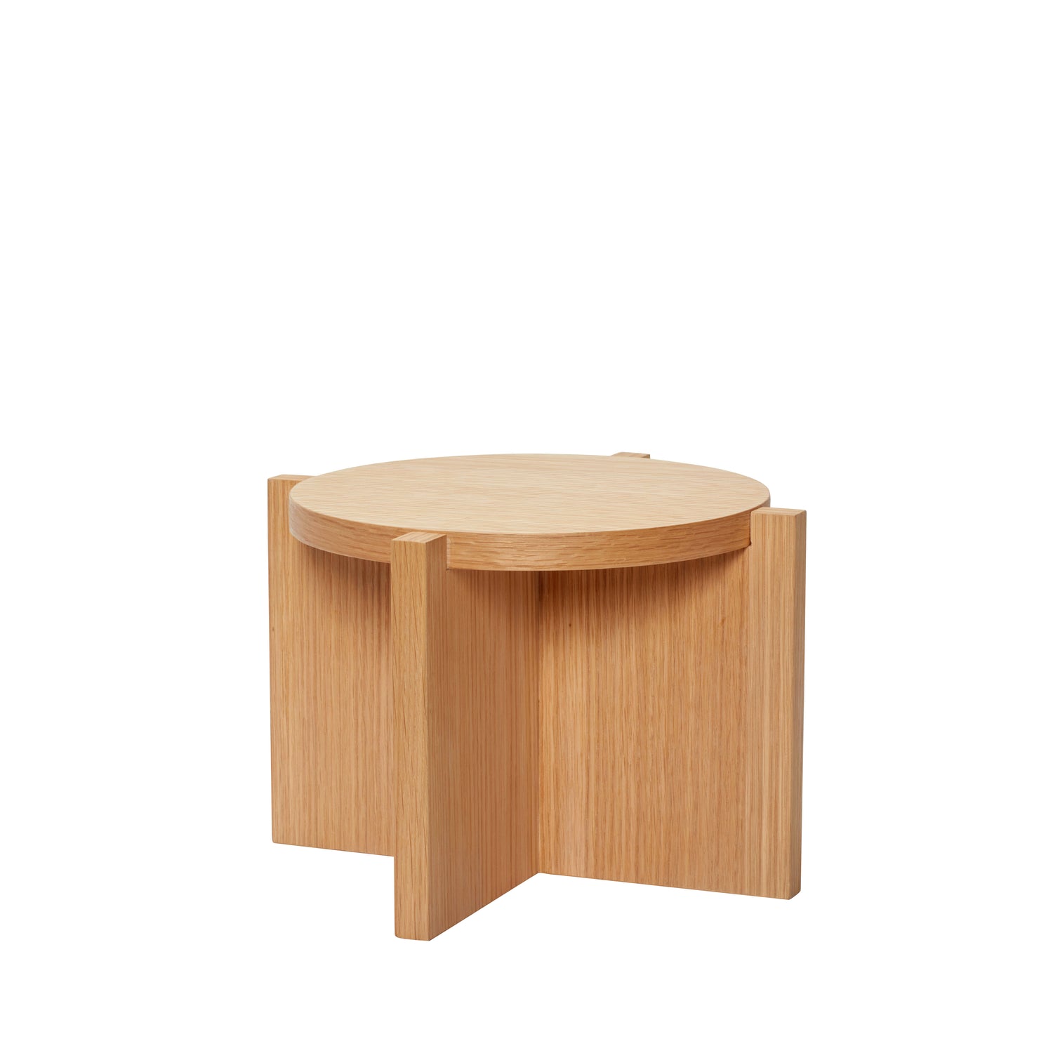 Hübsch - Plant Stands, Oak, FSC, Nature - Ø30xh20cm