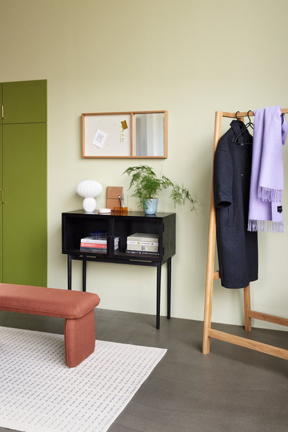 Museumskonsollbord Svart - 90x35xh90cm