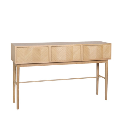 Herringbone Console Bordskuffer Natural - 150x38xh90cm
