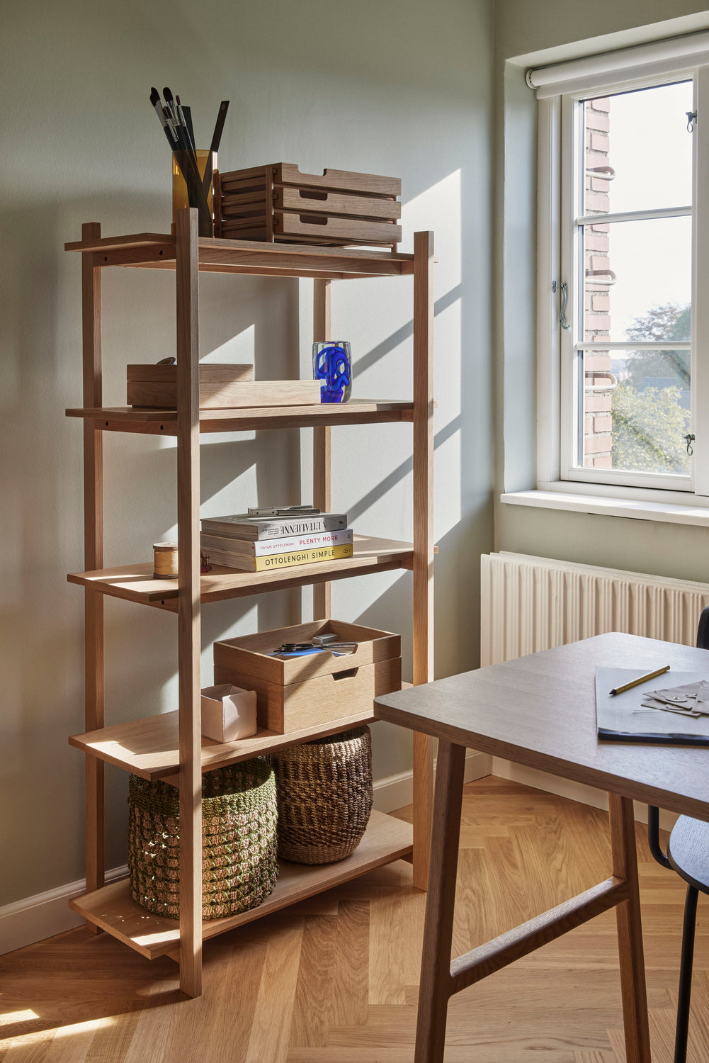 Epoch Bokhylle Natural - 80x39xh150cm