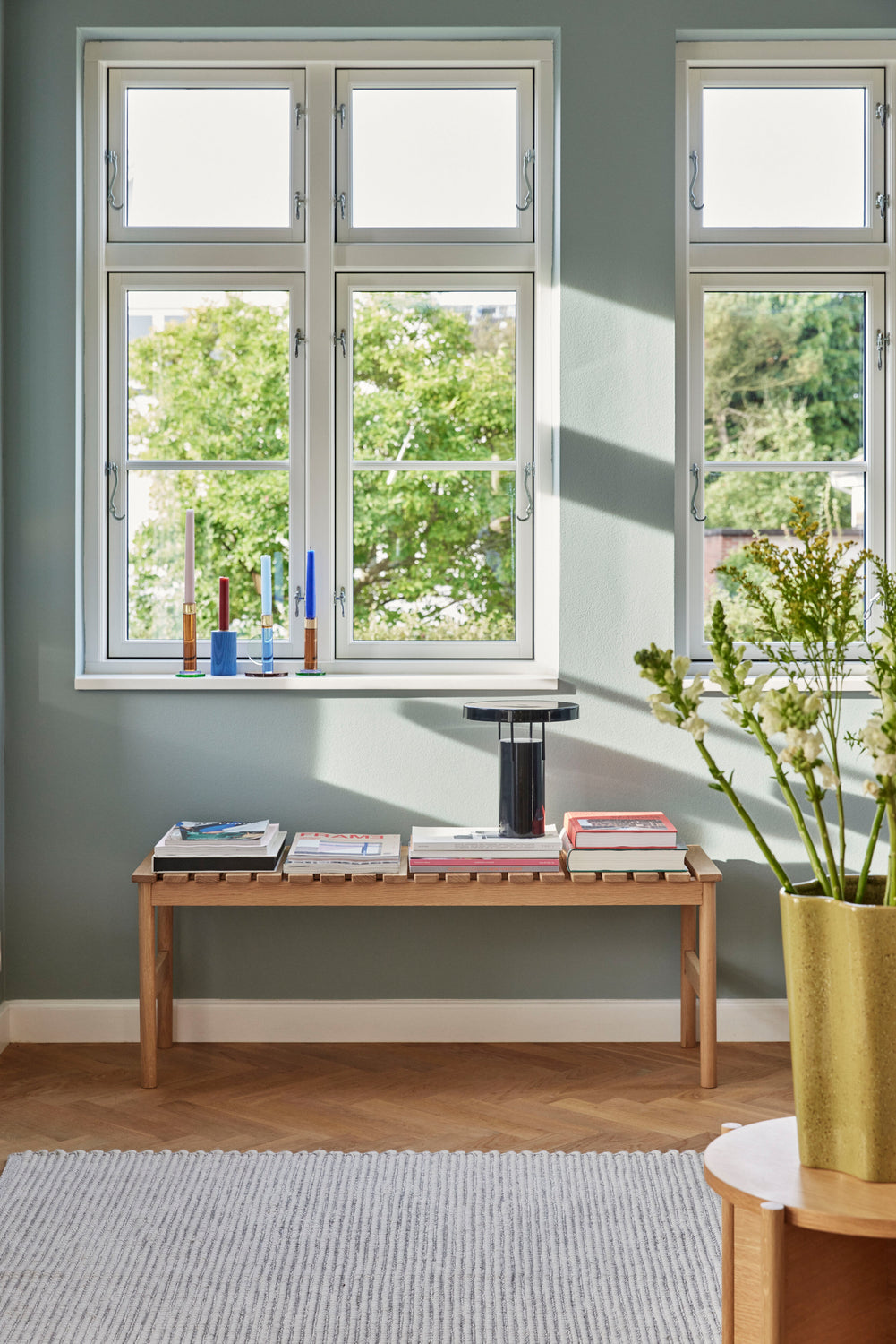 Radbenk Stor Natur - 122x40xh45cm