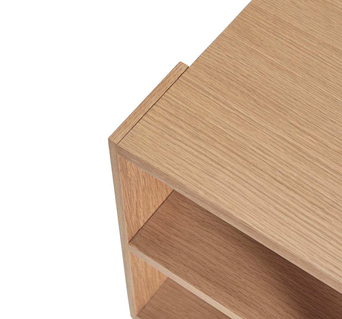 Merge Side Table Natural - 37x37xh38cm