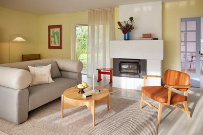 Heritage Sofabord Naturlig - ø86xh40cm