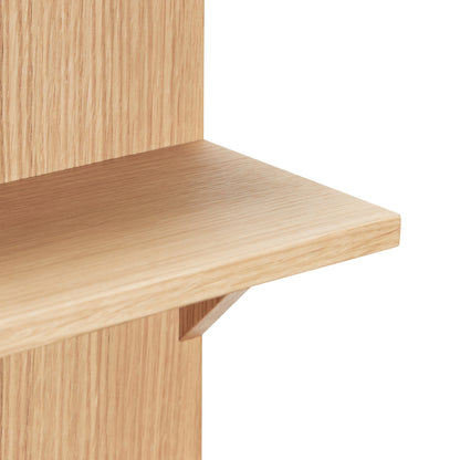 Rett bokhylle Natural - 40x14xh54cm