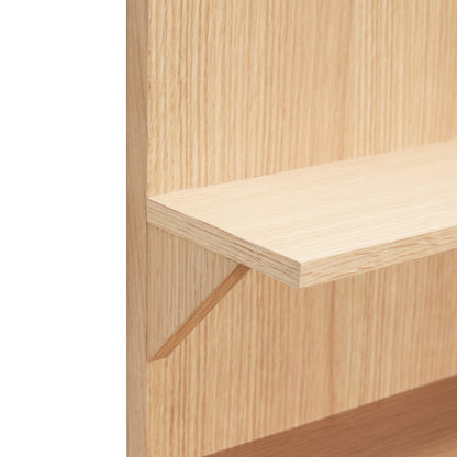 Rett bokhylle Natural - 40x14xh54cm