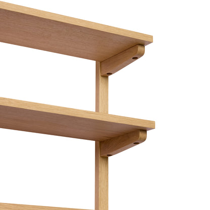 Lang hylle Natur - 120x24xh80cm