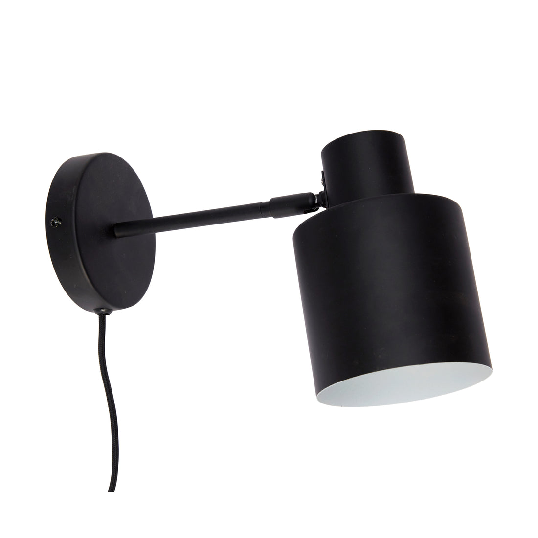 Sikringsvegglampe svart - 29x12xh17cm, E27/15W