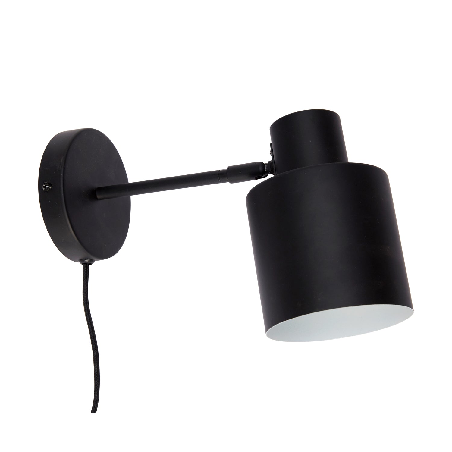 Sikringsvegglampe svart - 29x12xh17cm, E27/15W