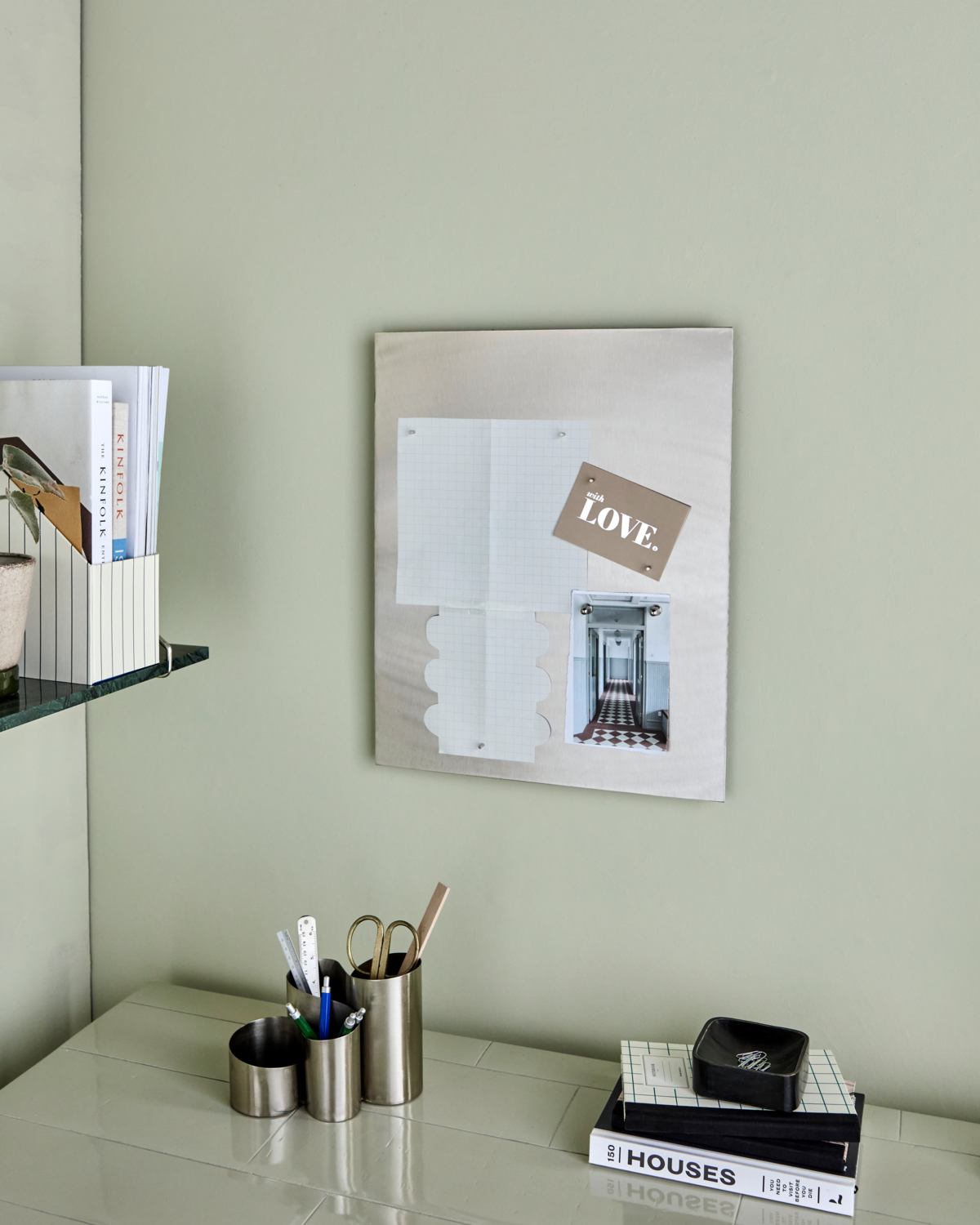 Board, HDNema, børstet sølvfinish