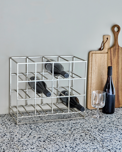 Bokhylle, HD12, sølvfinish