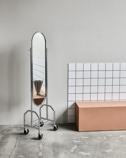 Gulvspeil, HDImage, sølvfinish