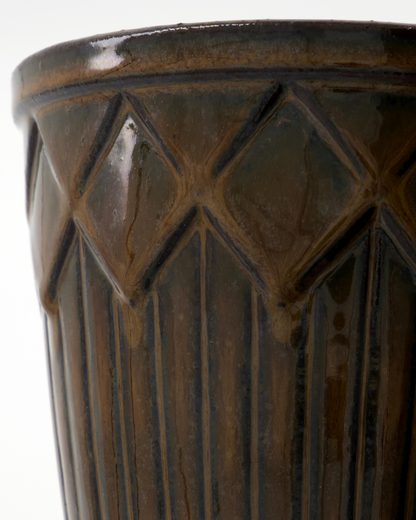 Blomsterpotte, HDCora, Brun