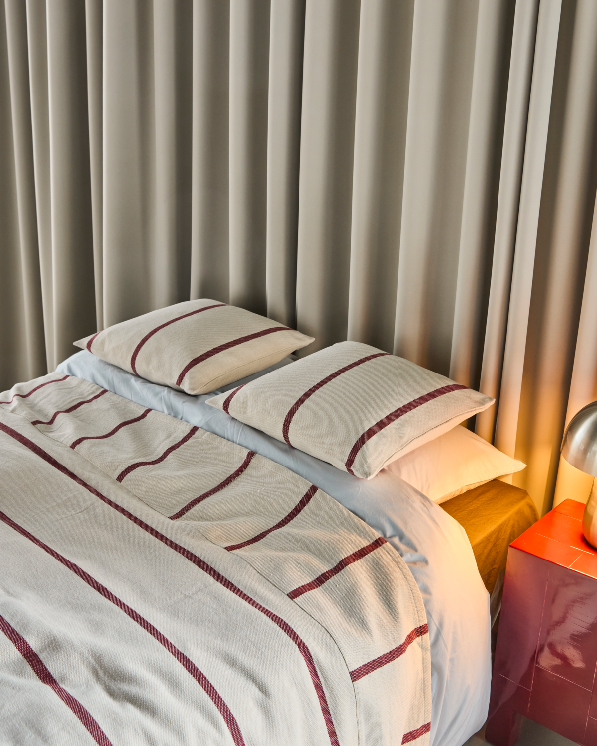 Putetrekk, HDNula, off-white; Brun