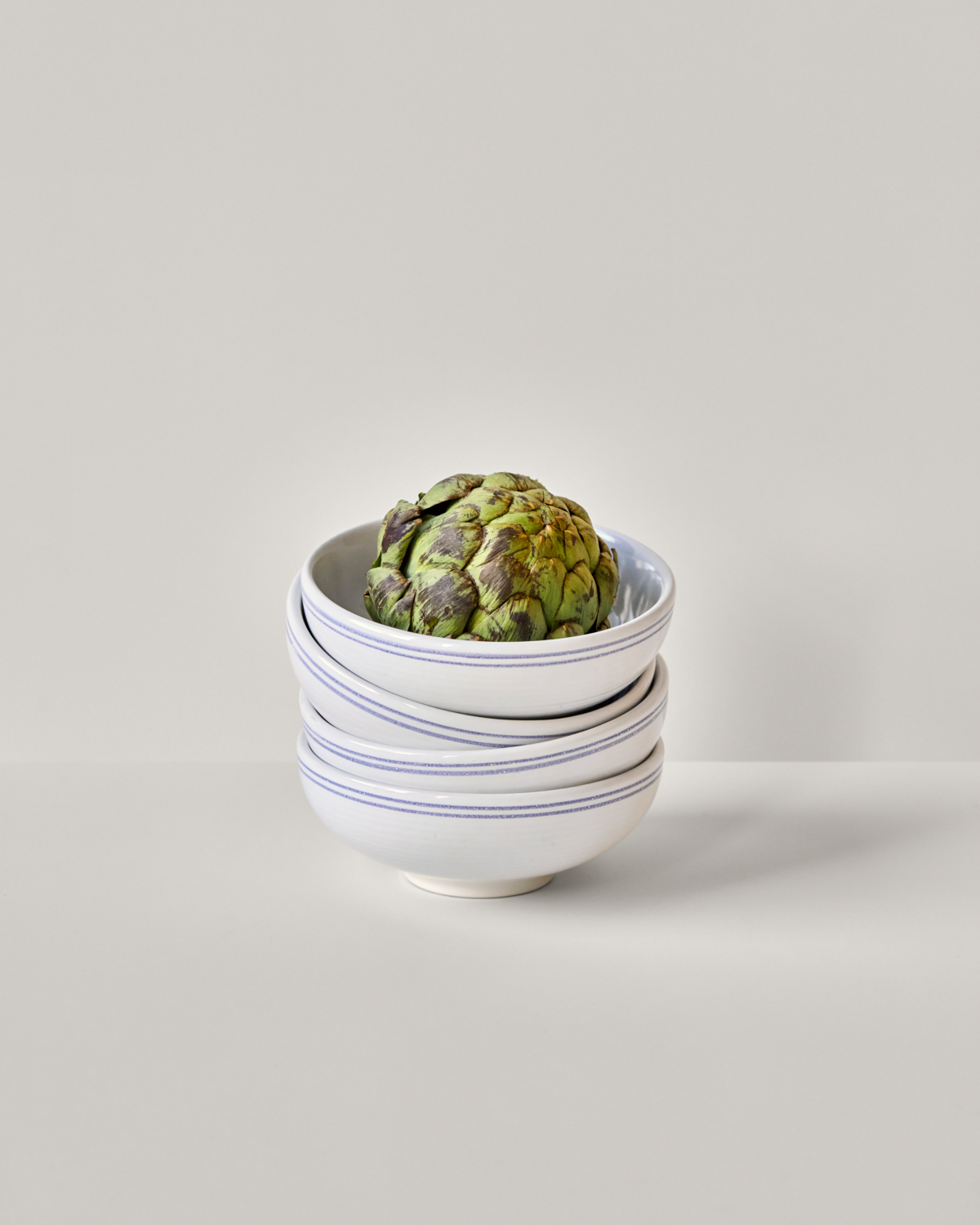 Skål, NVBistro, Blå; Hvit