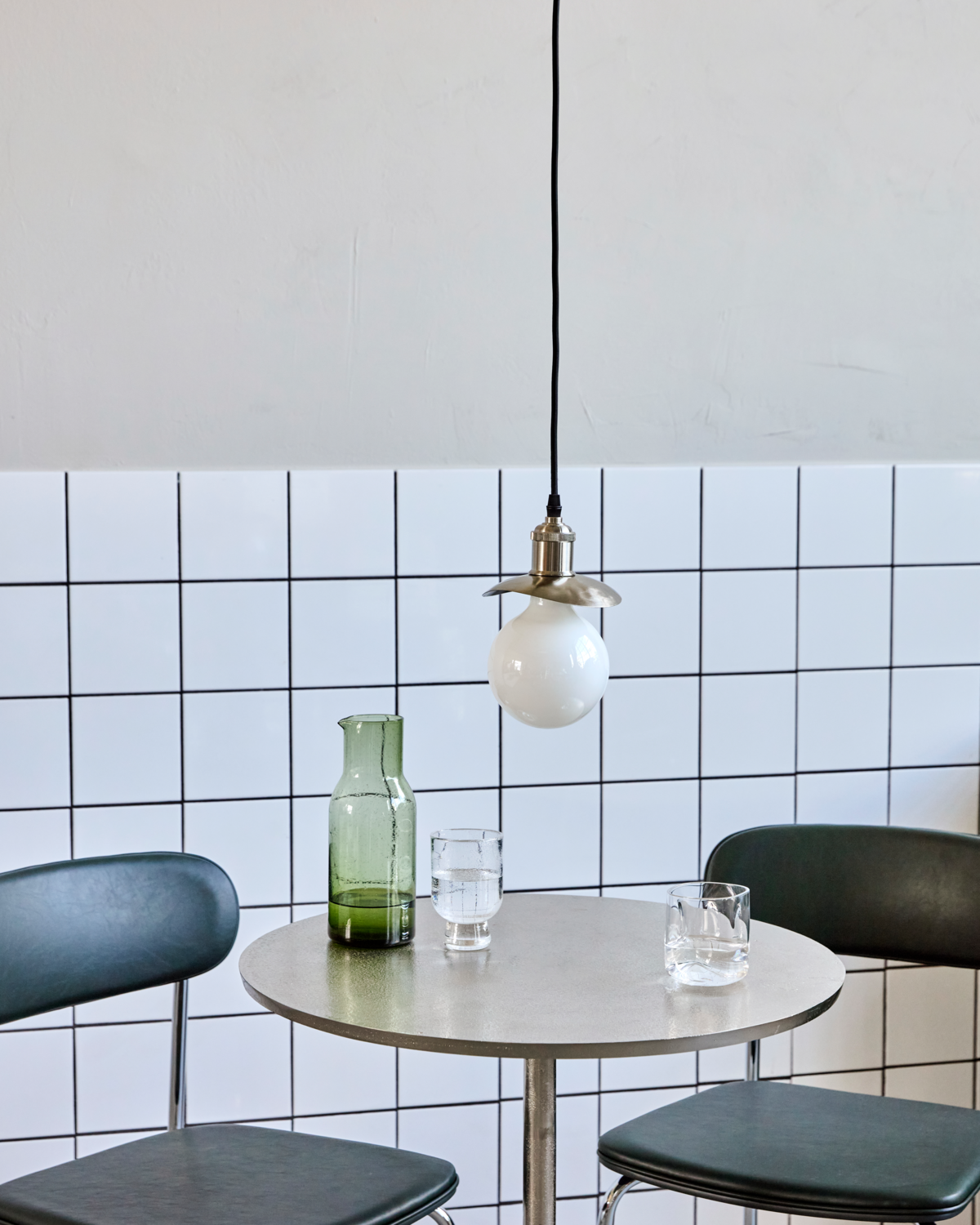 Lampeskjerm, HD-lue, børstet sølv