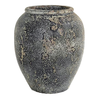 Capelo dekorativ krukke - Terracotta Jar, Gray, Ø44x49 cm