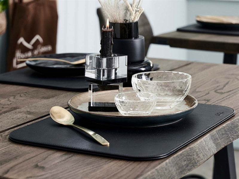 Bordunderlag // Sort PU - HARD