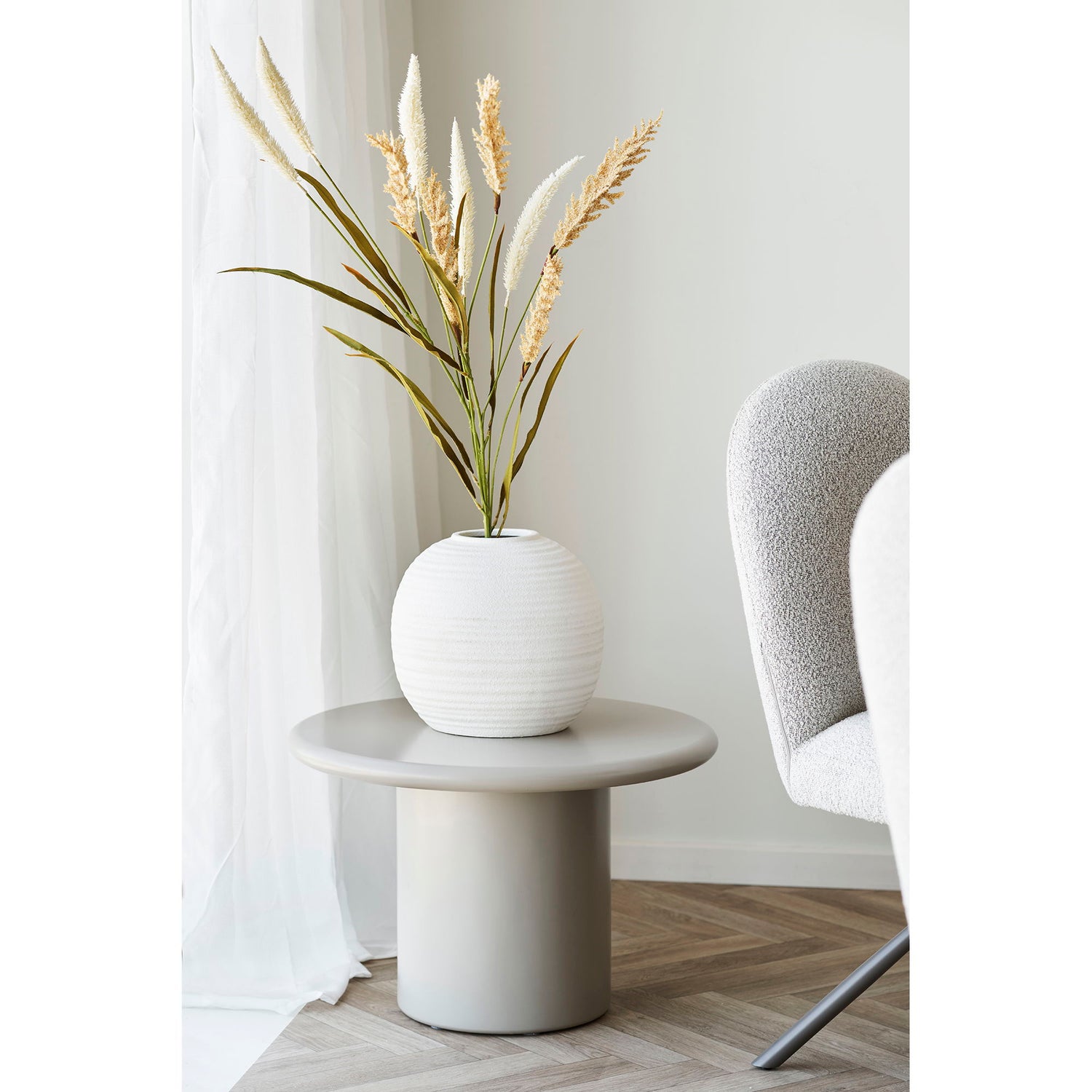 Deko gress - Deko gress, kunstig, beige/sand, 2 stilker, H: 130 cm