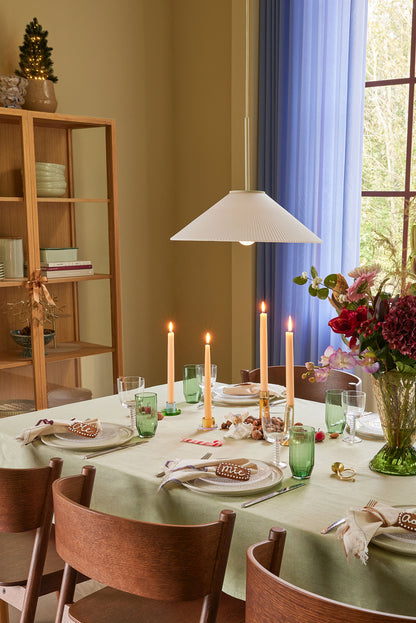 Solid anheng Hvit/Sand - ø44xh34cm, E27