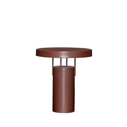 BringMe Bærbar Lampe Metallic Burgundy - ø25xh28cm