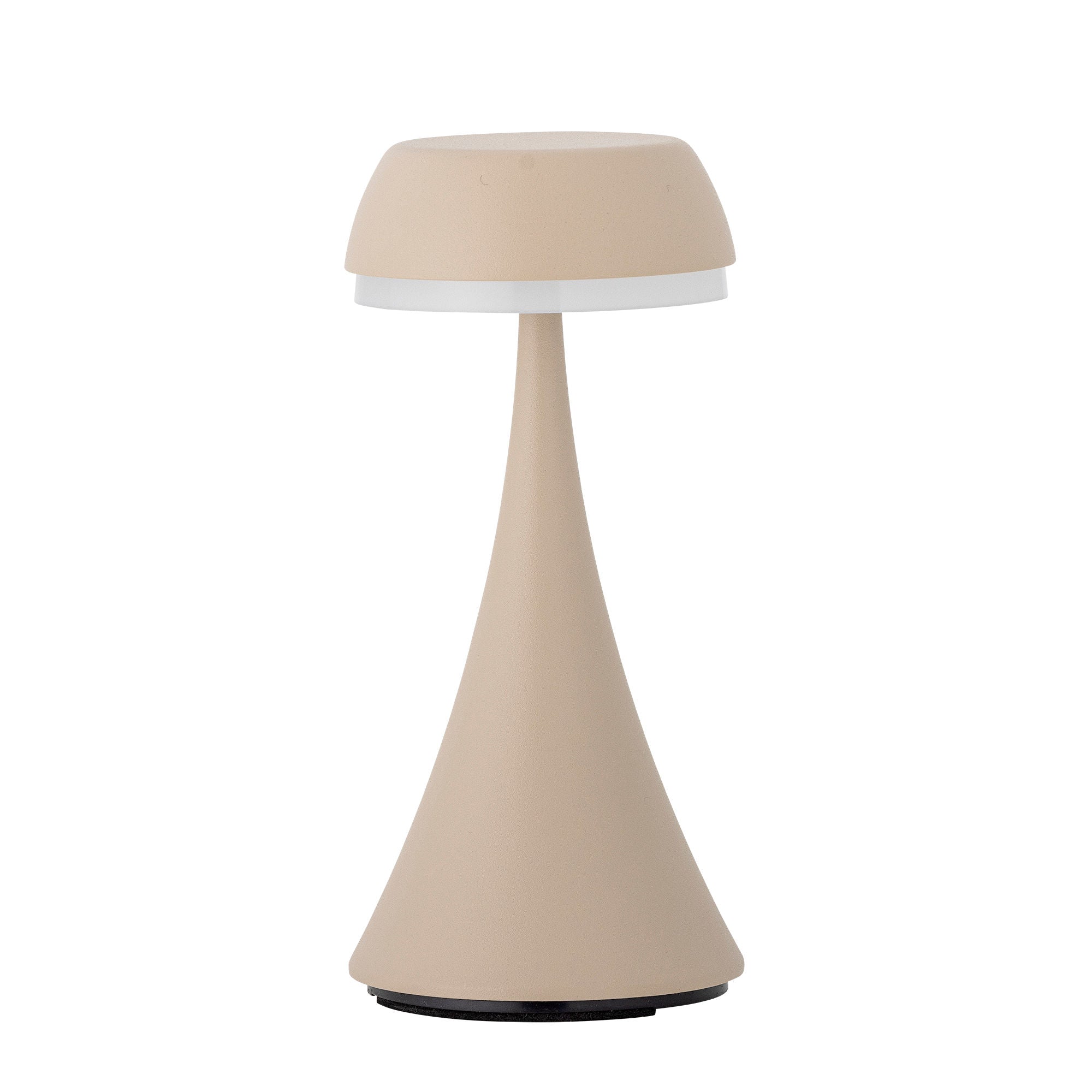 Bloomingville Pepleple bærbar lampe, oppladbar, natur, aluminium