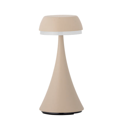 Bloomingville Pepleple bærbar lampe, oppladbar, natur, aluminium