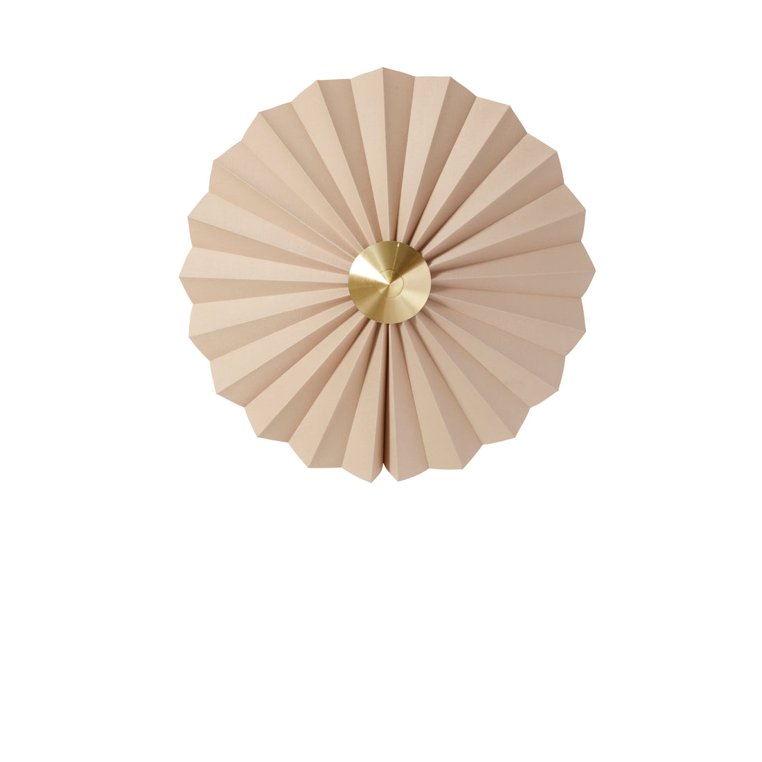 Pliss Vegglampe Beige - ø48xh16cm, E27
