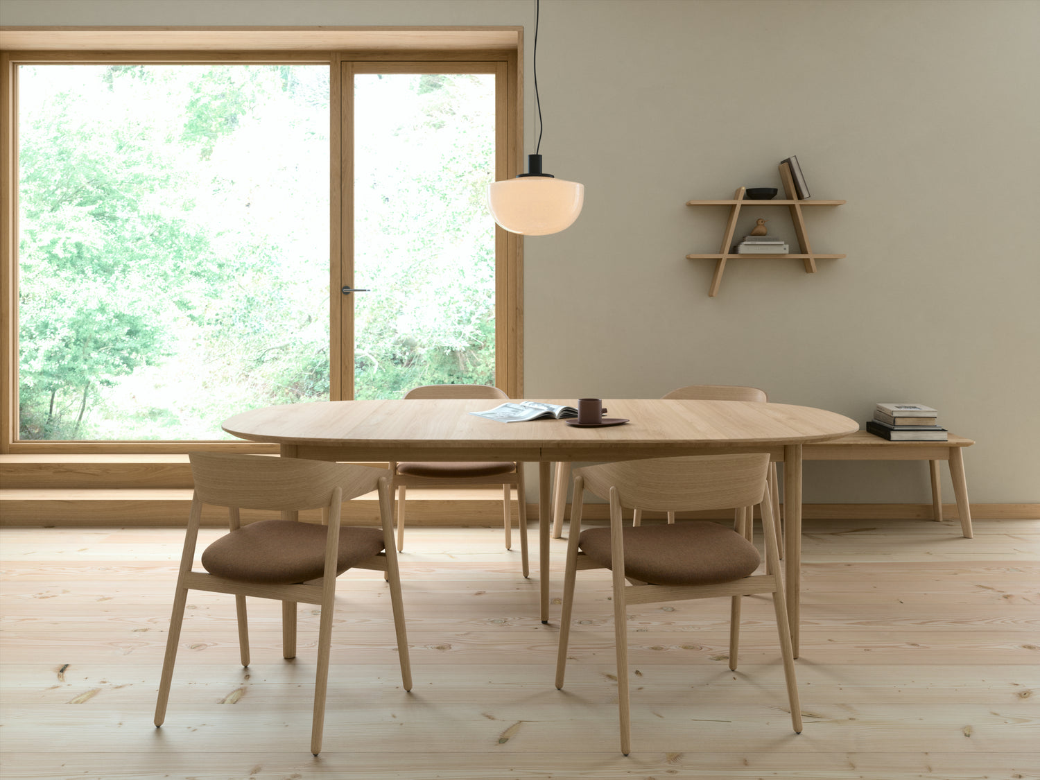 Andersen Classic 255-265 Pull-Out Table Oval