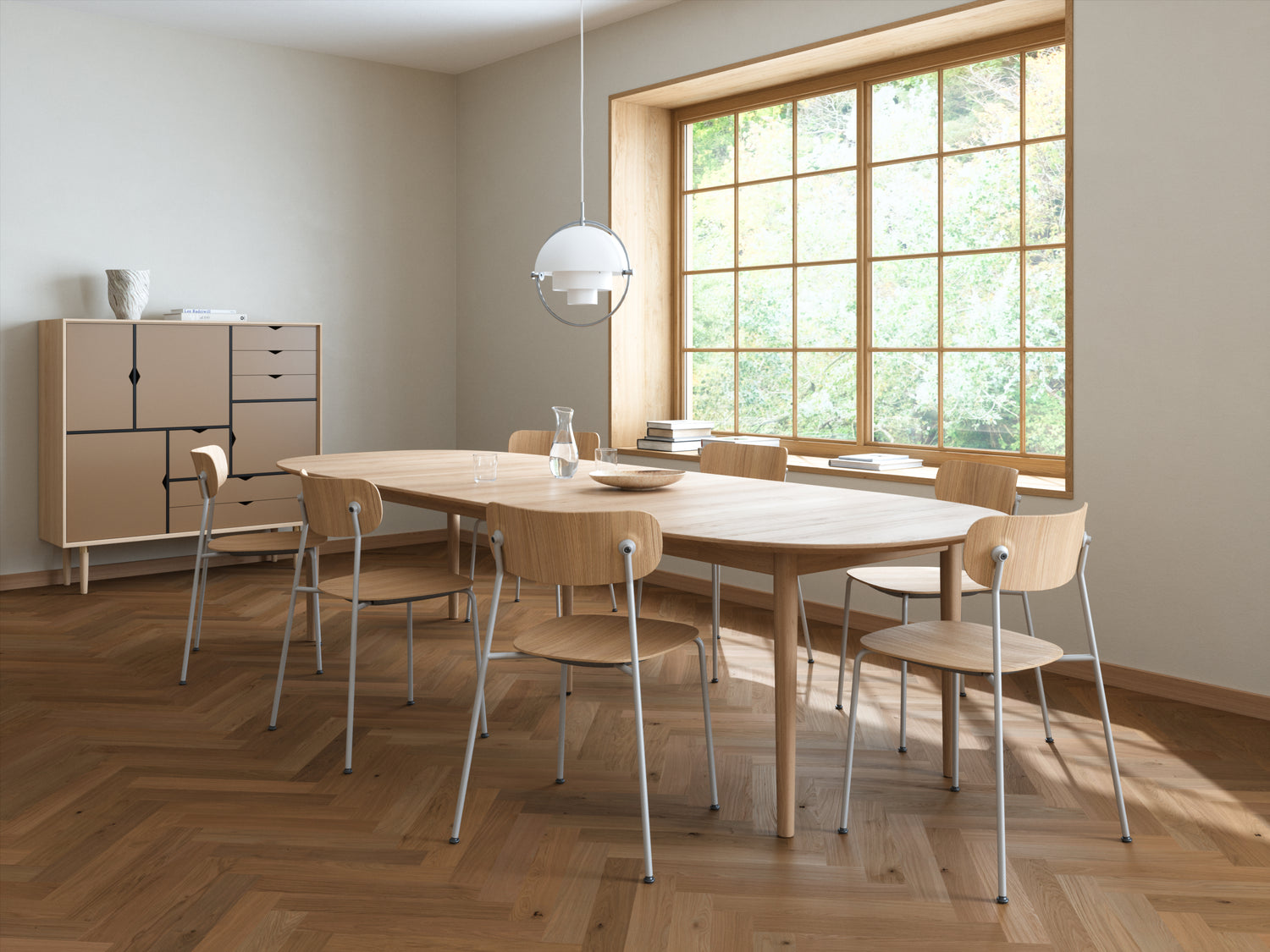 Andersen Classic 255-265 Pull-Out Table Oval