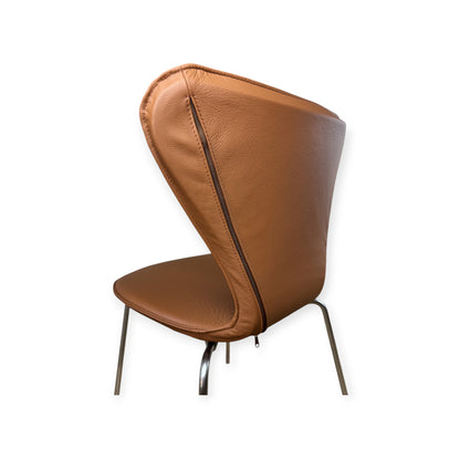 Fullt deksel til Arne Jacobsen 3107 stol i svart skinn