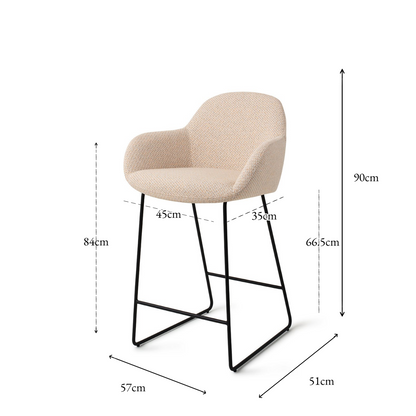 Kushi Bar Chair Trouty skjær