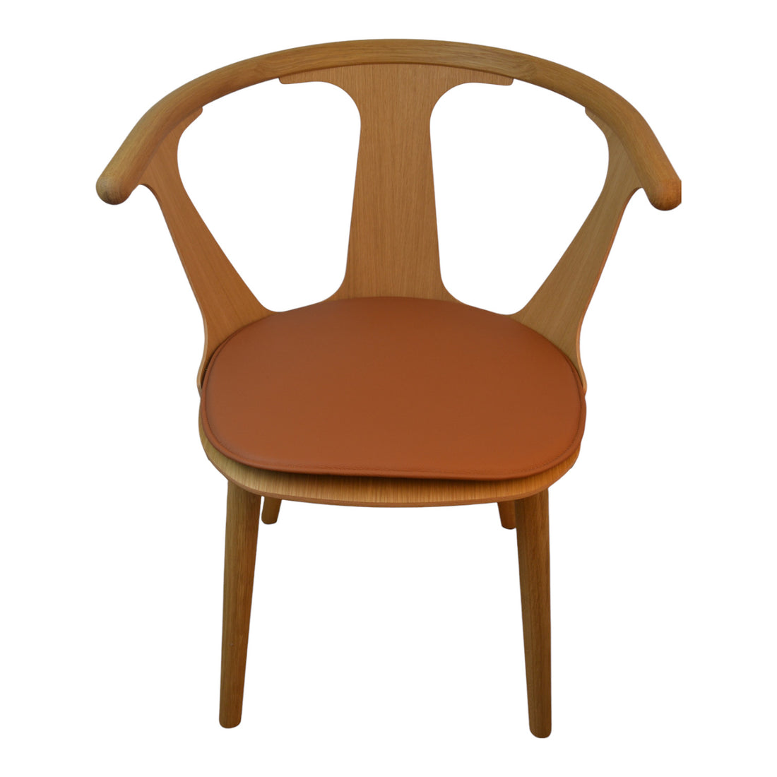 Luksuspute til og tradisjon SK1 mellom stol I - Cognac skinn