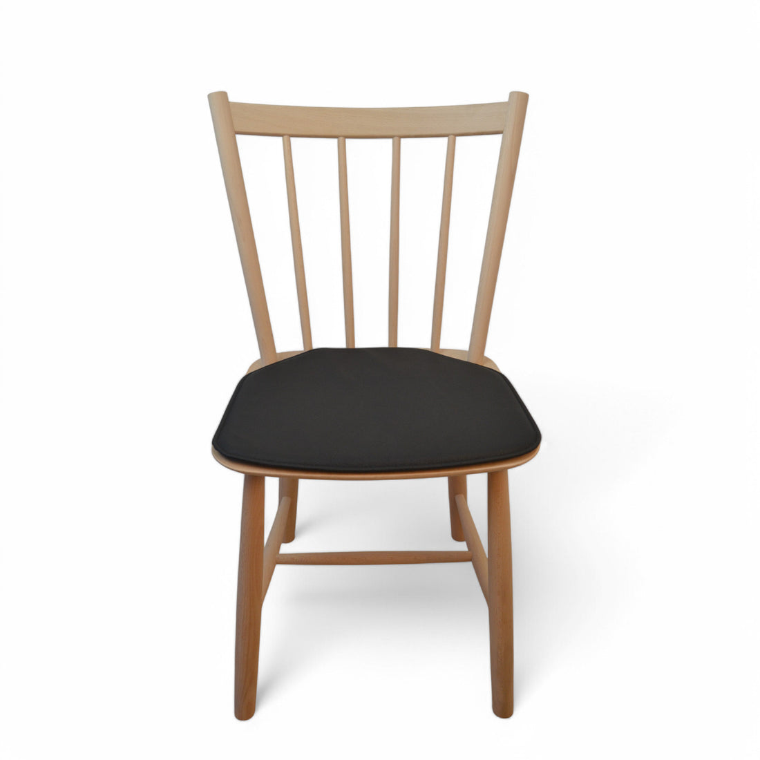 Pute til høy J41 stol i - svart skinn